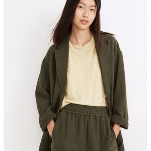 Diamond Jacquard Shaw Blazer - Madewell XXS